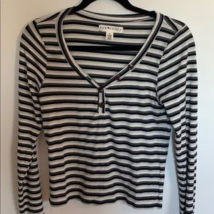 Striped Long Sleeve Top
